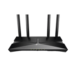 Router WiFi 6 doble banda AX 3000 Mbps /  MU-MIMO y OFDMA / 1 Puerto WAN 10/100/1000 Mbps / 4 Puertos LAN 10/100/1000 Mbps / 4 Potentes Antenas.