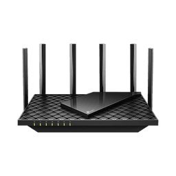 Router WiFi 6 Doble Banda / AX5400 MU-MIMO 4X4 y OFDMA / 1 puerto WAN 10/100/1000 Mbps / 4 puertos LAN 10/100/1000 Mbps / 1 puerto USB 3.0 /  6 potentes antenas / Administración App (Tether) o Página web / Protección HomeShield