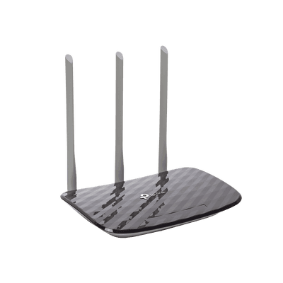 Router Inalámbrico doble banda AC, 2.4 GHz y 5 GHz Hasta 733 Mbps, 3 antenas externas omnidireccional, 4 Puertos LAN 10/100 Mbps, 1 Puerto WAN 10/100 Mbps