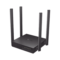 Router Inalámbrico doble banda AC, 2.4 GHz y 5 GHz Hasta 1200 Mbps, 4 antenas externas omnidireccional, 4 Puertos LAN 10/100 Mbps, 1 Puerto WAN 10/100 Mbps, Versión 6