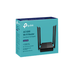 Router Inalámbrico AC 1200 / Doble Banda MU-MIMO / 1 puerto WAN 10/100/1000 Mbps / 4 puertos LAN 10/100/1000 Mbps / Compatible con EasyMesh / Administración Web o App Tether