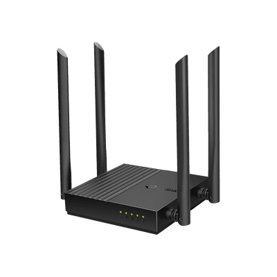 Router Inalámbrico AC 1200 / Doble Banda MU-MIMO / 1 puerto WAN 10/100/1000 Mbps / 4 puertos LAN 10/100/1000 Mbps / Compatible con EasyMesh / Administración Web o App Tether