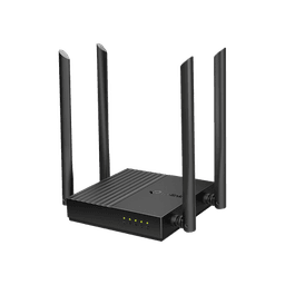 Router Inalámbrico AC 1200 / Doble Banda MU-MIMO / 1 puerto WAN 10/100/1000 Mbps / 4 puertos LAN 10/100/1000 Mbps / Compatible con EasyMesh / Administración Web o App Tether