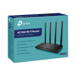 Router inalámbrico WiFi 5 ac / Wave 2 MU-MIMO 3x3 1900 Mbps / Doble Banda 2.4 y 5 GHz / 1 puerto WAN 10/100/1000 Mbps / 4 puertos LAN 10/100/1000 Mbps / Tecnología Smart Connect / Compatible con EasyMesh