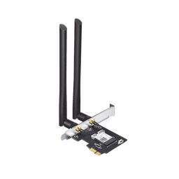 Adaptador PCIe inalámbrico doble banda AC 1200 Mbps / Antena de alta ganancia / Tecnología MU-MUMO 2X2 / Soporte de perfil bajo y Altura completa / Bluetooth 4.2