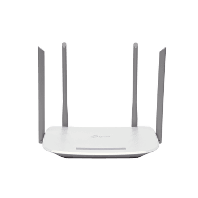 Router Inalámbrico ISP doble banda AC, 2.4 GHz y 5 GHz Hasta 1167 Mbps, 4 antenas externas omnidireccional, 3 Puertos LAN 10/100/1000 Mbps, 1 Puerto WAN 10/100/1000 Mbps