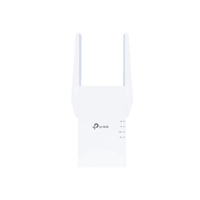 Repetidor / Extensor de Cobertura WiFi AX 1500 Mbps, doble banda 2.4 GHz y 5 GHz, con 1 puerto 10/100/1000 Mbps