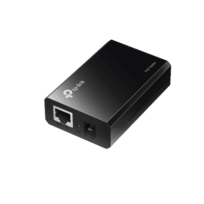 Splitter PoE  (15W) / Potencia de Salida Seleccionable (5 , 9 o 12 Vcc) / 2 puerto 10/100/1000 Mbps / Plug and Play