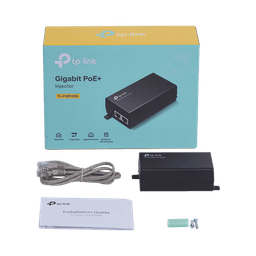 Inyector PoE+ (30W) / Gigabit 802.3 af/at / 2 puertos 10/100/1000 Mbps / Plug and Play / Fuente alimientación Integrada