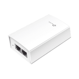 Inyector PoE Pasivo de 48V (24 Watts) / 2 puerto 10/100/1000 Mbps / Plug and Play / Montaje en Pared