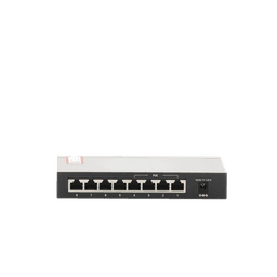 Switch PoE+ No Administrable / De Escritorio 8 puertos 10/100 Mbps / 4 puertos PoE af/at Inteligente / Presupuesto 66 W / Hasta 250 metros