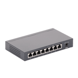 Switch Gigabit PoE+ no administrable de 8 puertos 10/100/1000 Mbps, solo 4 puertos PoE, para escritorio