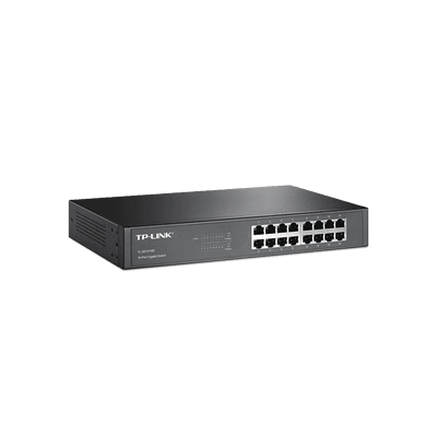 Switch Gigabit no administrable de 16 puertos 10/100/1000 Mbps para escritorio/rack