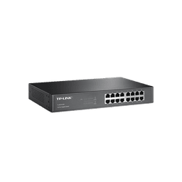 Switch Gigabit no administrable de 16 puertos 10/100/1000 Mbps para escritorio/rack