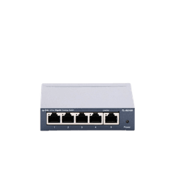 Switch Gigabit no administrable de 5 puertos 10/100/1000 Mbps 