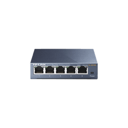 Switch Gigabit no administrable de 5 puertos 10/100/1000 Mbps 