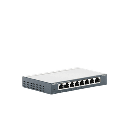 Switch Gigabit no administrable de 8 puertos 10/100/1000 Mbps 