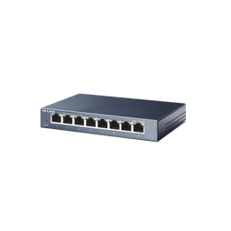 Switch Gigabit no administrable de 8 puertos 10/100/1000 Mbps 