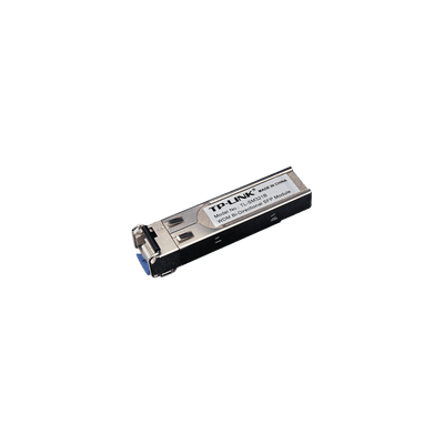 Transceptor mini-GBIC / SFP WDM Bi-Direccional / Monomodo 1GBase / Distancia 10 KM / Conector LC / (Necesita el modelo TL-SM321A para enlazar)