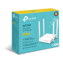 Router Inalámbrico AC750 / 2.4 GHz y 5 GHz Hasta 733 Mbps / 4 Antenas Externas Omnidireccional / 3 Modos en 1 / 4 Puertos LAN 10/100 Mbps / 1 Puerto WAN 10/100 Mbps / Soporta AgiNet Config - AgiNet ACS (Herramienta de gestión remota)