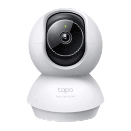 Cámara de Seguridad Doméstica Tapo C230 / 5MP 3K (2880×1620) / 360° Pan-Tilt / Detección Inteligente IA / Visión Nocturna 12 m (40 ft) / Audio Bidireccional / Almacenamiento microSD 512GB / Compatible Alexa y Google H