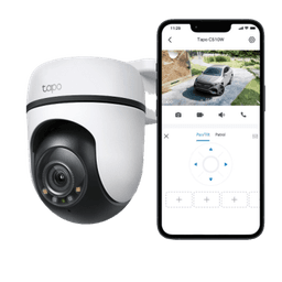 Cámara de Seguridad PTZ Exterior Wi-Fi / 2K 3 Megapixel (2304×1296) / 360° Panorámica Horizontal + 130° Vertical / Seguimiento Inteligente de Movimiento / Visión Nocturna a Color / IP65 / Compatible Alexa y Google Home