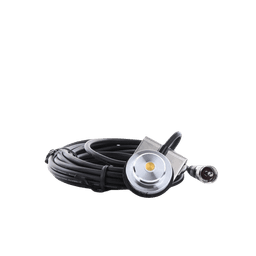 Montaje de 3/4" (Nmo) para Cajuela, 5 m de Cable RG-58A/U, Conector UHF (PL-259) Macho.