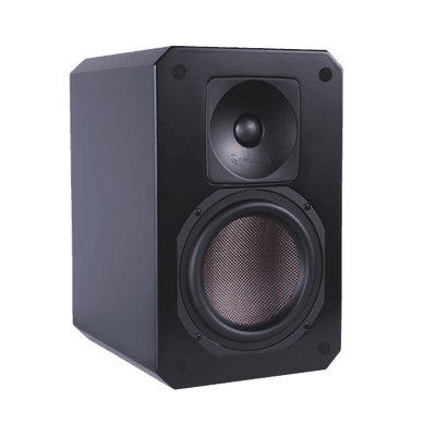 BOCINA DE SOBREMESA | WOOFERS DE FIBRA DE CARBONO 6.5'' | TWEETER DE TITANIO 1'' | 200W