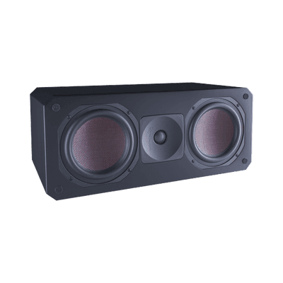 ELITE SERIE, BOCINA DE PARED, 4 WOOFERS DE FIBRA DE CARBONO 6 1/2'', TWEETER DE TITANIO 1'', 250W.