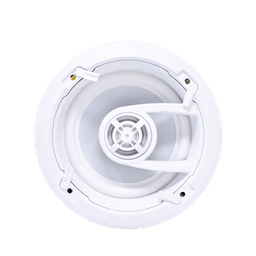 Ghost series, altavoz de 3 vías de plafón 9in, diseño trugrip  sin herramientas, woofer de polipropileno blanco, 150w 8ohms