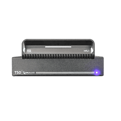 KIT Amplificador T50 y Streamer de Audio Modular MS.1 | PoE + USB-C | HDMI eARC + Óptica + RCA | Bluetooth LE Audio | WiFi | Control4-Crestron-Elan-RTI-URC-Savant-Lutron | AirPlay2-GoogleCast-SpotifyConnect