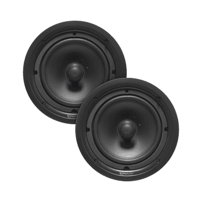 Par de altavoces de techo de 2 vías | woofer de 8in | 120 watts | 8 Ohms