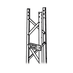 Guía Simple para Guiado de Cableado de Comunicación. Compatible con línea TITAN. Incluye Tornillo, Tuerca y Arandela.