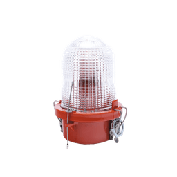 Lámpara de Obstrucción Roja/ Luz Fija Tipo L-810, LED de baja intensidad/ 120 - 240 Vca/ Luz Infraroja