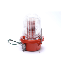 Lámpara de Obstrucción Roja Tipo L-810, LED de baja intensidad, (12 - 24 Vcc).