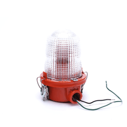 Lámpara de Obstrucción Roja Tipo L-810, LED de baja intensidad, (12 - 24 Vcc).