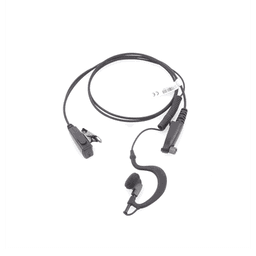 Micrófono de Solapa con Audífono Ajustable al oído Para Radios TE320 / TE390 / HYT TC610P/TC780 