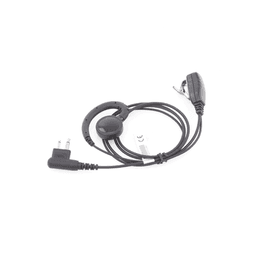 Micrófono de solapa con audífono ajustable al oído para radios TC-500/ 518/ 600/ 610/ 700 y para modelos GP300/ SP-50/ P1225/ PRO3150/ MAG ONE/ EP450/ EP350.