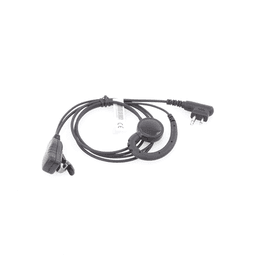 Micrófono de solapa con audífono ajustable al oído para radios TC-500/ 518/ 600/ 610/ 700 y para modelos GP300/ SP-50/ P1225/ PRO3150/ MAG ONE/ EP450/ EP350.