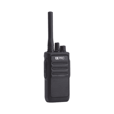 Radio Portátil UHF 400-470 MHz, 16 canales, 2 Watts de potencia. Súper eficiente y Listo para su Uso.