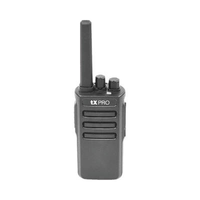 Radio Portátil VHF, 5W de Potencia, Scrambler de Voz, Alta Cobertura, 136-174 MHz, 16 canales preconfigurados