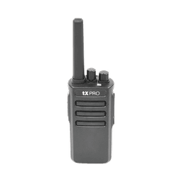 Radio Portátil VHF, 5W de Potencia, Scrambler de Voz, Alta Cobertura, 136-174 MHz, 16 canales preconfigurados