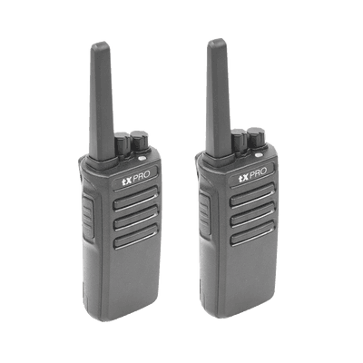 Duo de Radios Portatiles UHF, 5W de Potencia, Scrambler de Voz, Alta Cobertura, 400-470 MHZ