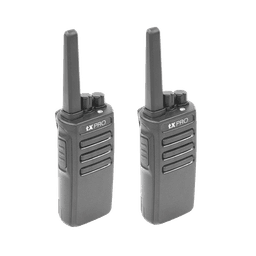 Duo de Radios Portatiles UHF, 5W de Potencia, Scrambler de Voz, Alta Cobertura, 400-470 MHZ