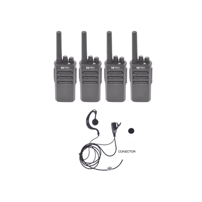 Kit de 2 radios TX600DUO con 4 TXEHK