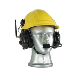 Auriculares con cancelación de ruido de 28 dB para casco, radio de dos vías integrado, UHF, 400-480 MHz