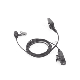 Micrófono de solapa de 2 hilos para KENWOOD Serie 80/ 90/ 140/ 180/ NX-200/ 410