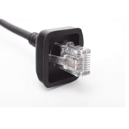 Cable para Micrófonos de Radios Móviles Kenwood con Conector RJ45 de 8 pines Compatible para Micrófono TX2000