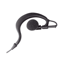 Micrófono - audífono de gancho ajustable al oído con conector de dos pines para KENWOOD Y TXPRO