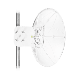 Antena direccional para AF11, Doble polaridad, 10 a 11.7 GHz, 2 ft, Alta ganancia en 34 dBi, Montaje incluido